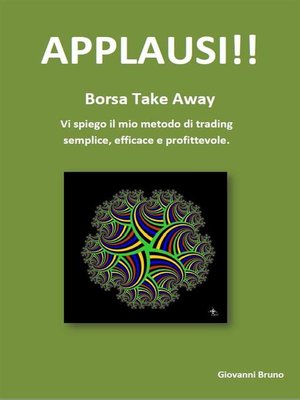 cover image of APPLAUSI!!--Borsa take away
